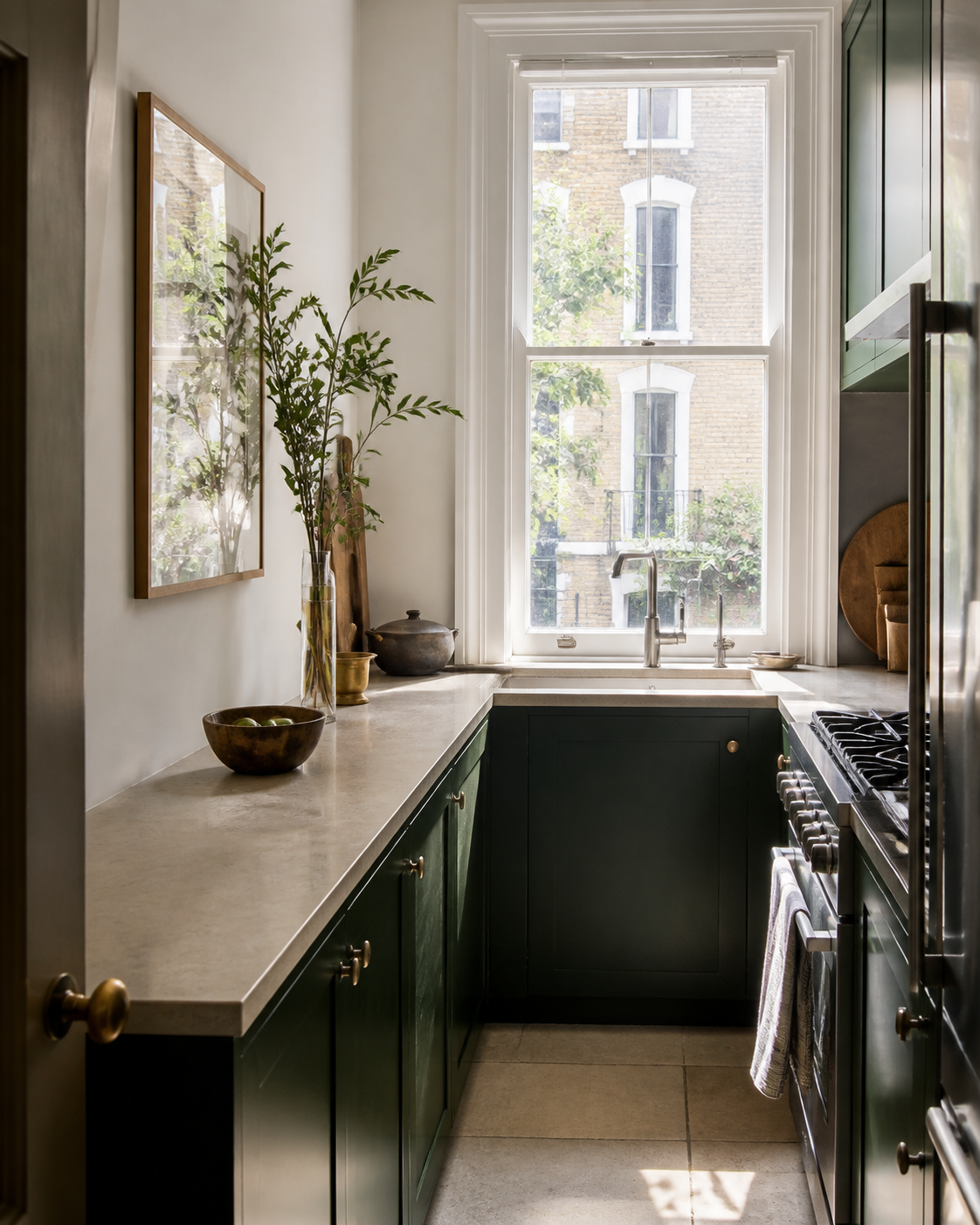 The Small Kitchen Rule That Keeps the Window Clear