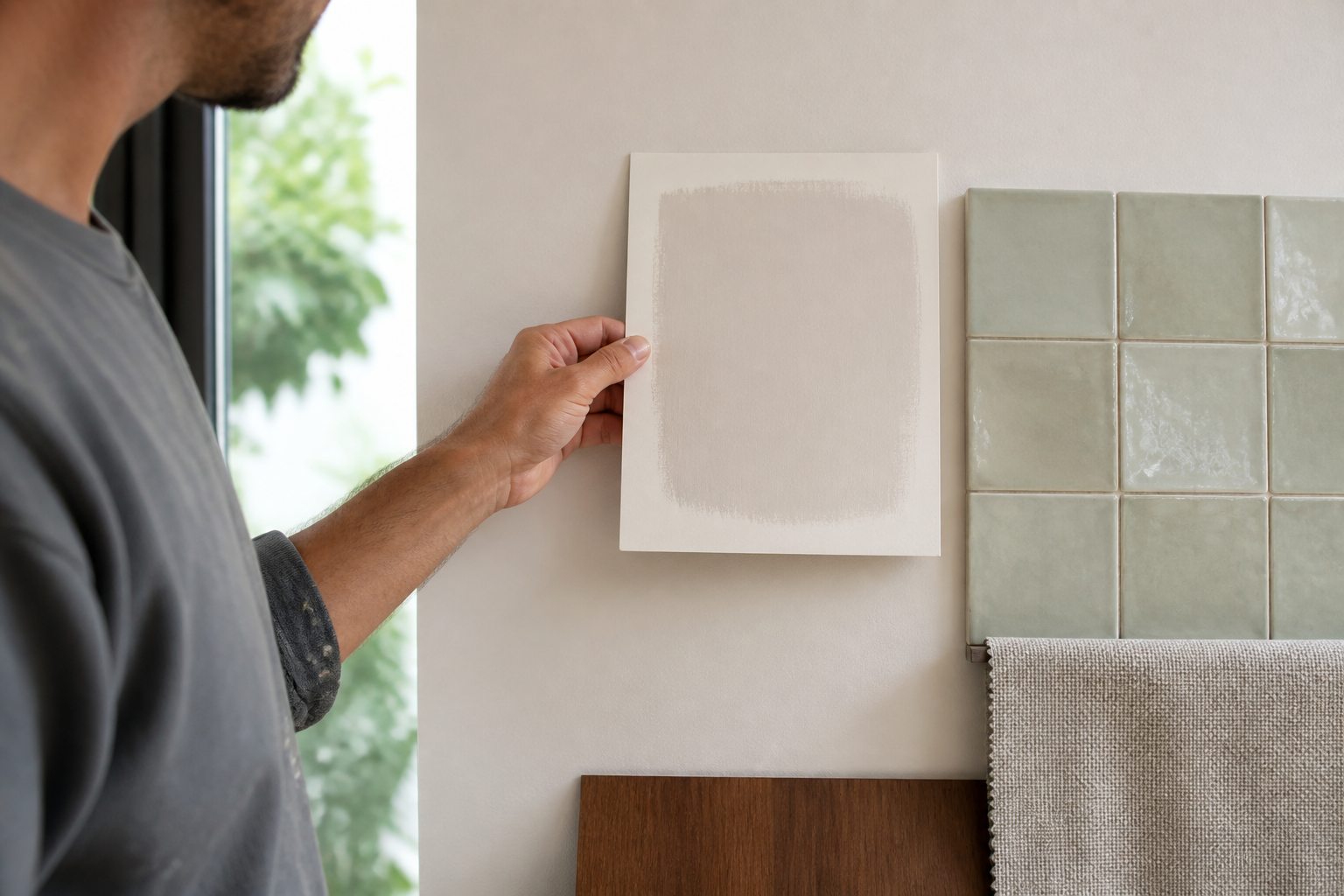 How to Choose a Wall Colour From One Useful Sample